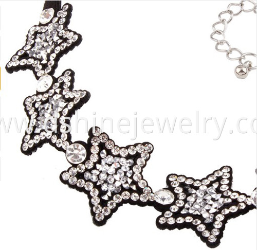 Crystal Star Velvet Choker